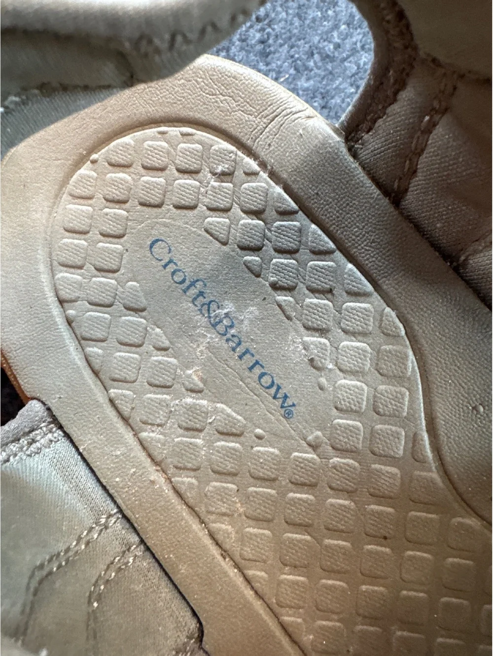 Croft & Barrow Men’s Size 11 Tan Closed Toe Fisherman Sandals Outdoor Shoes